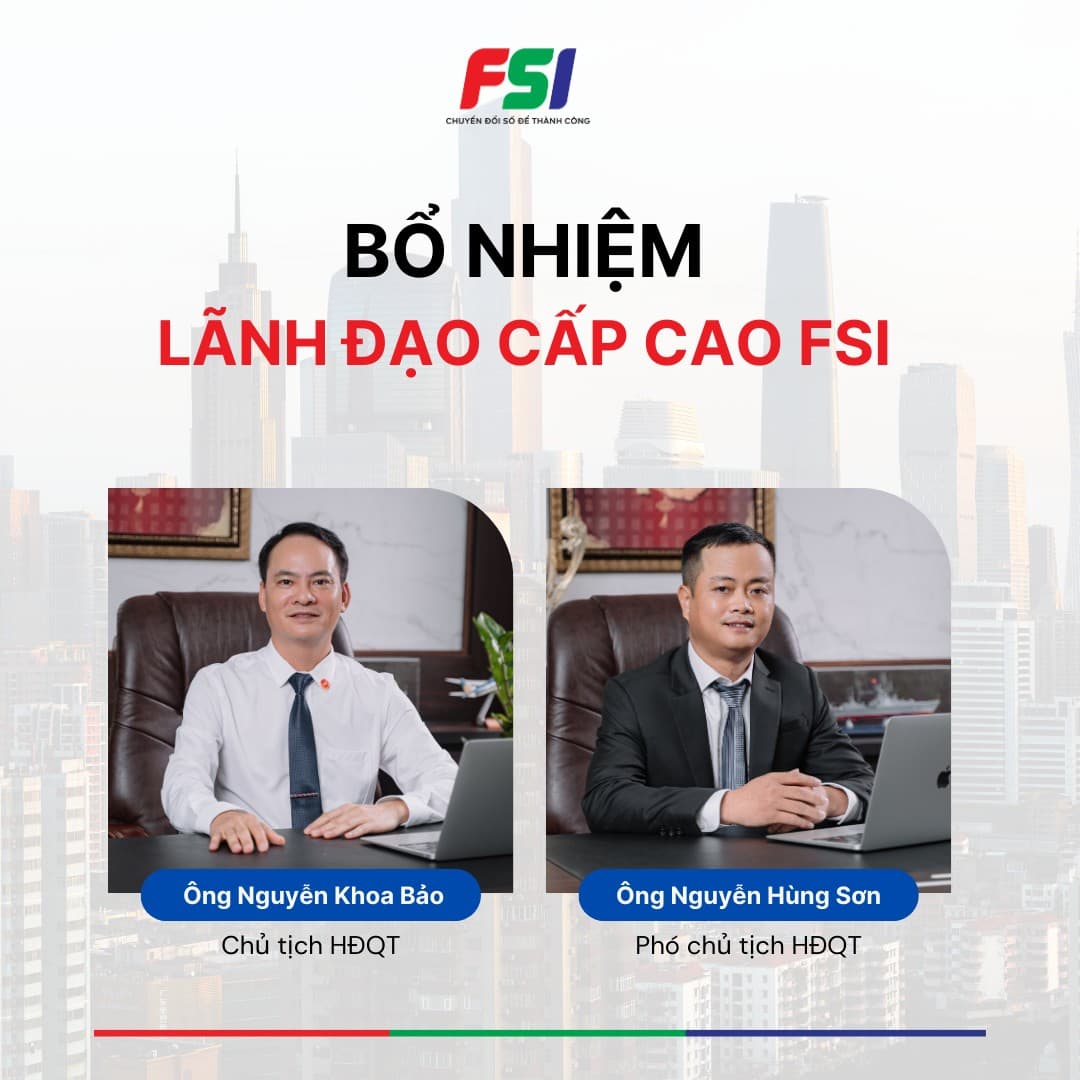 Anh Nguyễn Khoa Bảo, Phó Chủ tịch CLB Sao Vàng đất Việt được FSI bổ nhiệm chức danh Chủ tịch HĐQT FSI