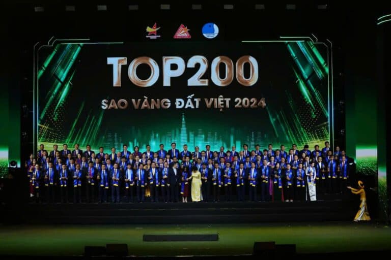 200 DOANH NGHIỆP SAO VÀNG ĐẤT VIỆT 2024 CÓ TỔNG TÀI SẢN 8 TRIỆU TỶ ĐỒNG