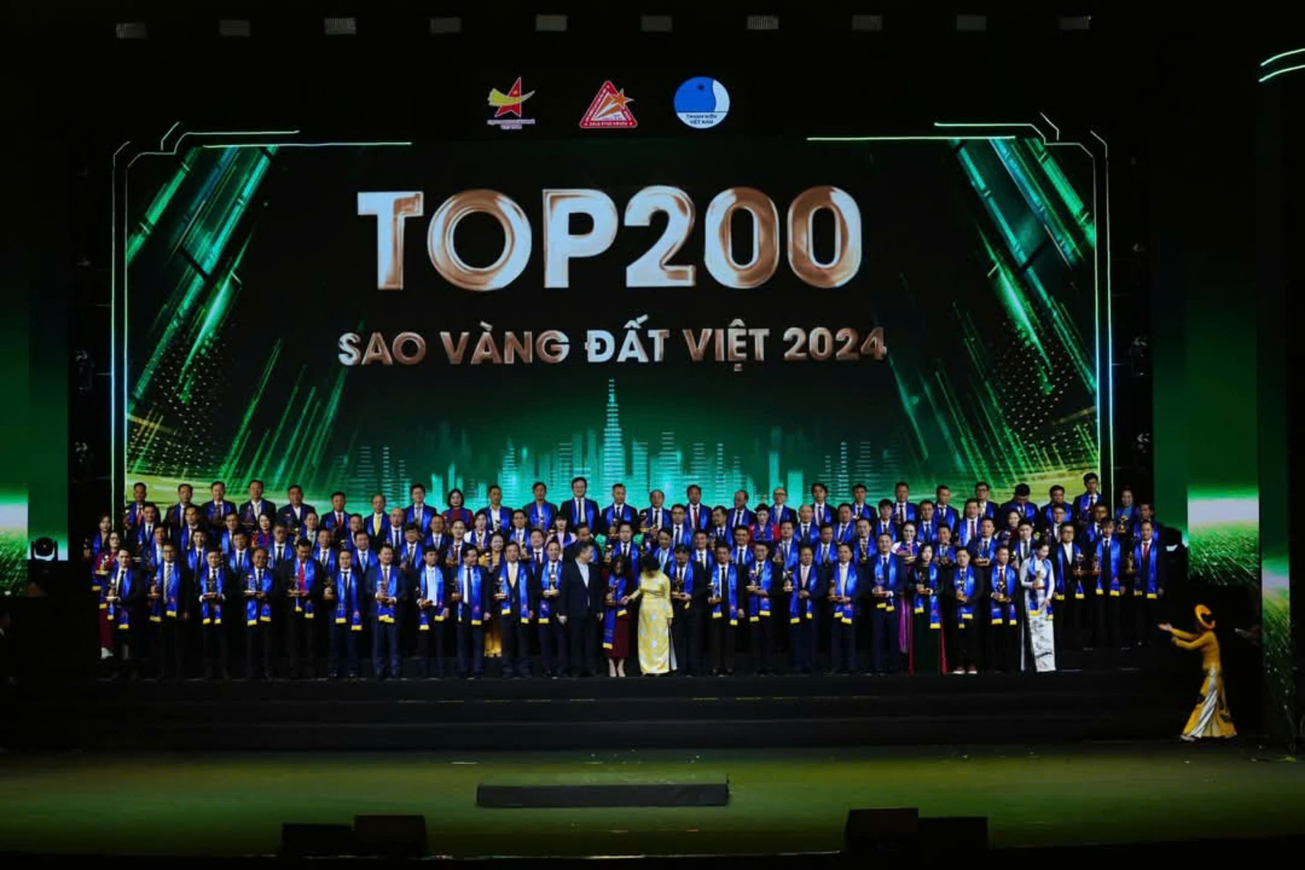 200 DOANH NGHIỆP SAO VÀNG ĐẤT VIỆT 2024 CÓ TỔNG TÀI SẢN 8 TRIỆU TỶ ĐỒNG