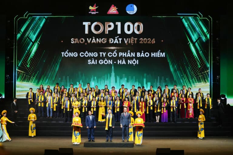 BẢO HIỂM BSH LỌT TOP 100 GIẢI THƯỞNG SAO VÀNG ĐẤT VIỆT