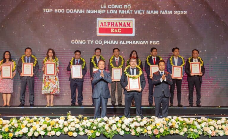 Công ty Cổ phần Alphanam E&C lọt TOP 500 Doanh nghiệp lớn nhất Việt Nam