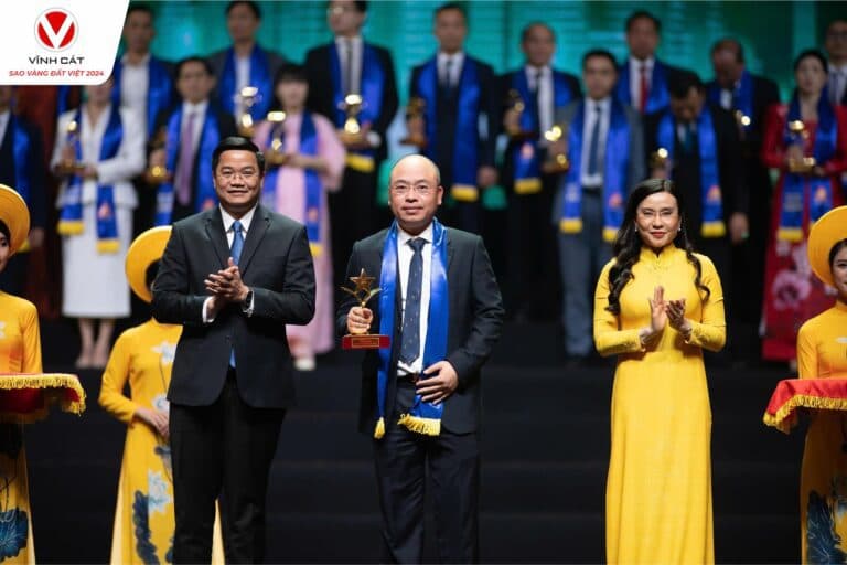 CHÚC MỪNG THƯƠNG HIỆU VCC CÔNG TY VĨNH CÁT (TNHH) ĐƯỢC VINH DANH TOP 200 SAO VÀNG ĐẤT VIỆT 2024