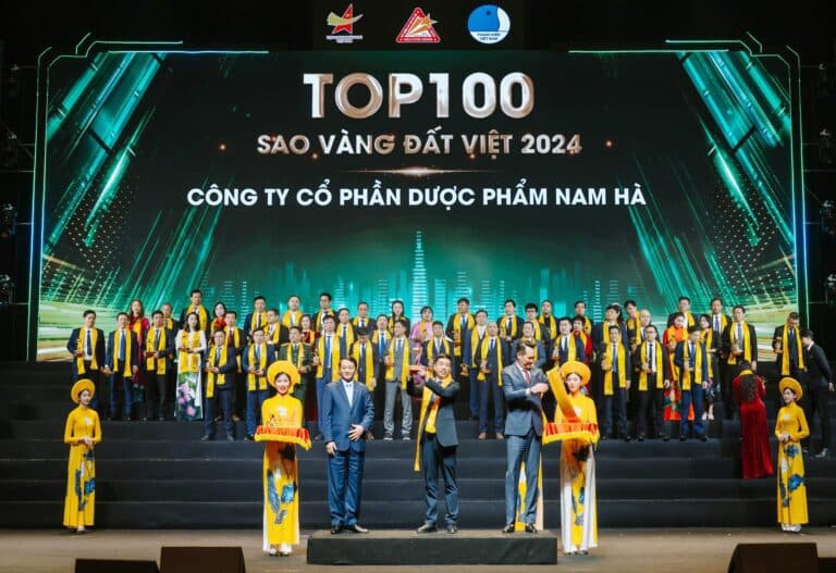 DƯỢC NAM HÀ TIẾP TỤC ĐƯỢC VINH DANH TRONG TOP 100 SAO VÀNG ĐẤT VIỆT