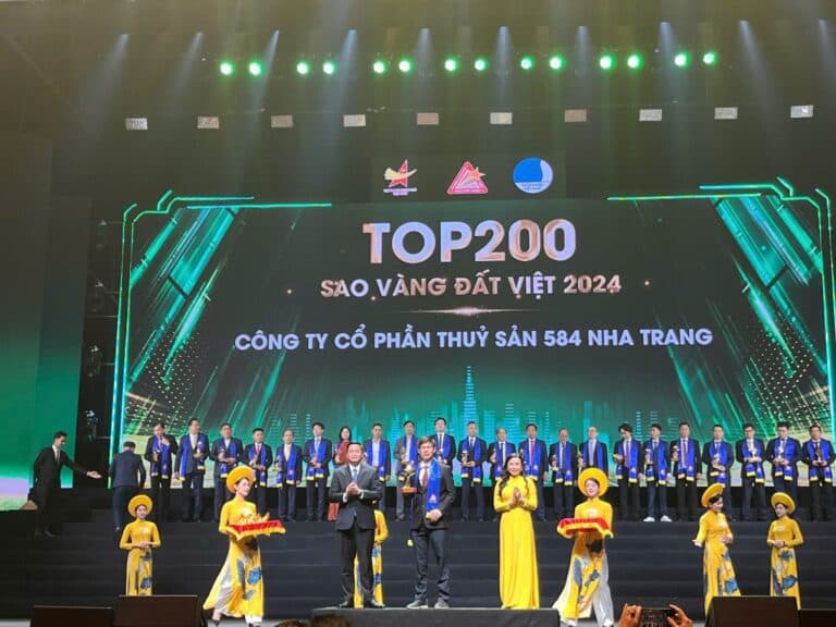 LẦN THỨ 6 LIÊN TIẾP ĐẠT GIẢI THƯỞNG SAO VÀNG ĐẤT VIỆT, 584 NHA TRANG KHẲNG ĐỊNH GIÁ TRỊ THƯƠNG HIỆU