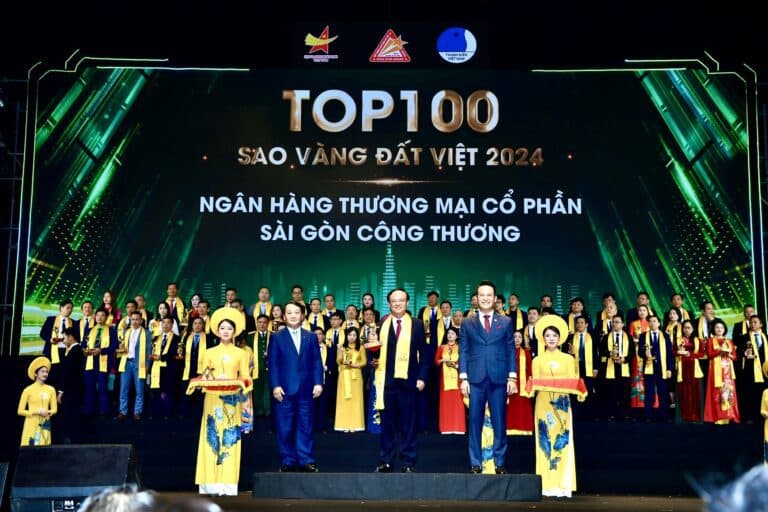 SAIGON BANK LẦN THỨ 4 ĐƯỢC VINH DANH GIẢI THƯỞNG SAO VÀNG ĐẤT VIỆT