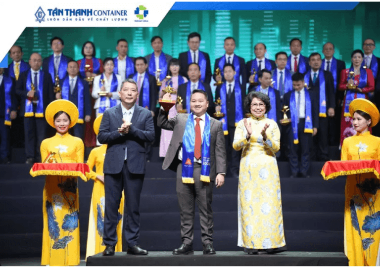 TÂN THANH CONTAINER LẦN THỨ 4 LIÊN TIẾP ĐẠT GIẢI THƯỞNG SAO VÀNG ĐẤT VIỆT