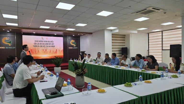 LIÊN MINH TỔNG THẦU SAO VÀNG ĐẤT VIỆT THĂM VÀ LÀM VIỆC PHIÊN THỨ NHẤT VỚI TẬP ĐOÀN SGO