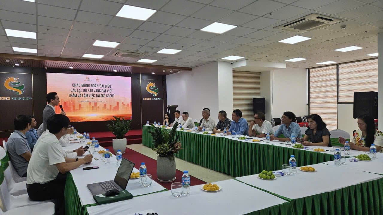 LIÊN MINH TỔNG THẦU SAO VÀNG ĐẤT VIỆT THĂM VÀ LÀM VIỆC PHIÊN THỨ NHẤT VỚI TẬP ĐOÀN SGO