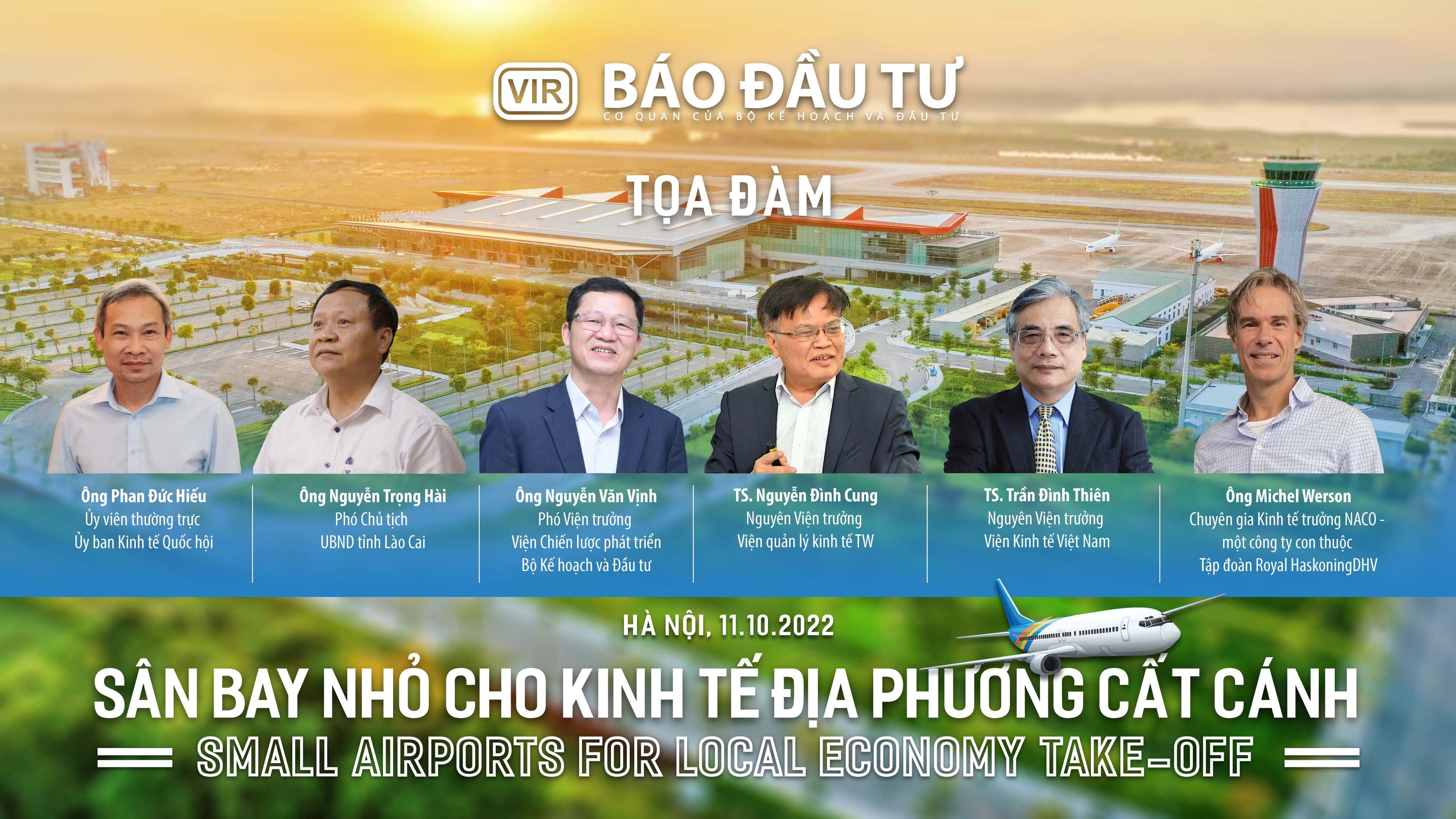 Tọa đàm “Sân bay nhỏ cho kinh tế địa phương cất cánh”